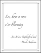 Lo, how a rose e'er blooming SATB choral sheet music cover